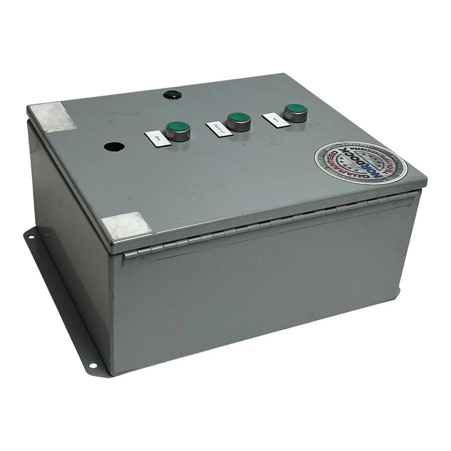 New Nordock 25341-E1 Hydraulic Dock Leveler Control Panel 460V *MISSING BUTTON*