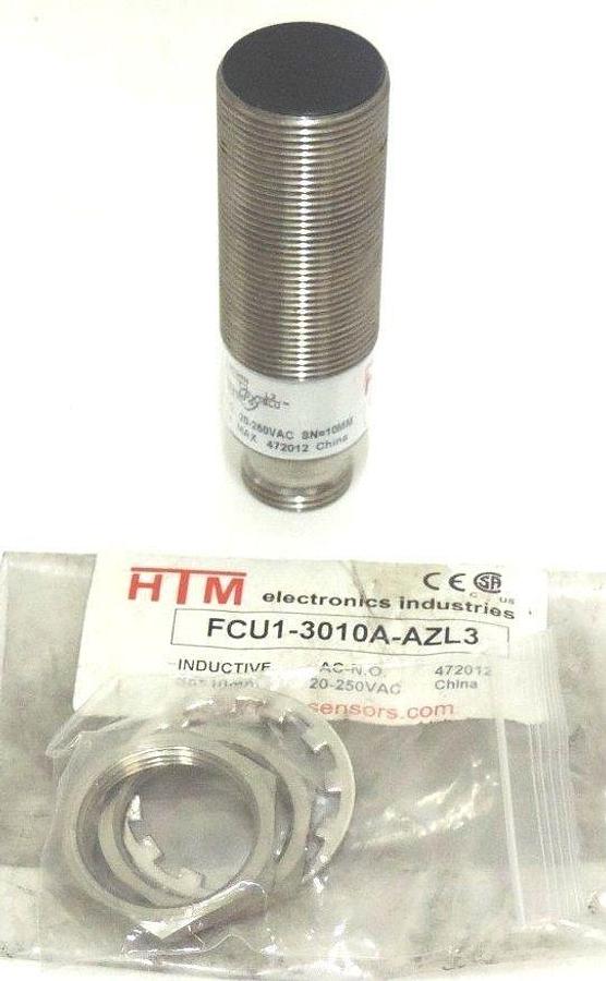 NEW HTM FCU1-3010A-AZL3 INDUCTIVE SENSOR FCU13010AAZL3, SN=10mm