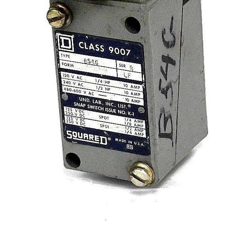 Used SQUARE D 9007-B54G SER. B LIMIT SWITCH 9007B54G
