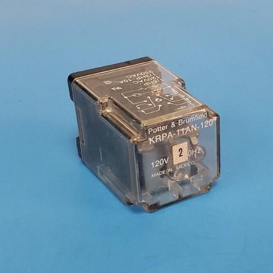 Used POTTER & BRUMFIELD KRPA-11AN-120 POWER RELAY 120V 50/60HZ KRPA11AN120
