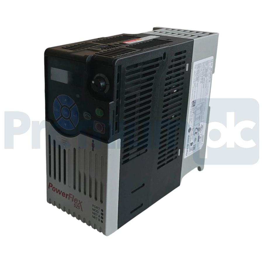 Allen Bradley 25B-D4P0N104 /A PowerFlex 525 AC Drive ENet/IP 2HP FRN. 7.001 NSMP 884951885882
