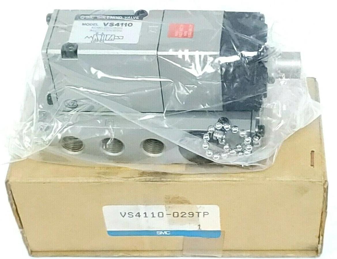 Used NIB SMC VS4110-029TP SOLENOID VALVE 4-5PORT VALVE VS4110029TP
