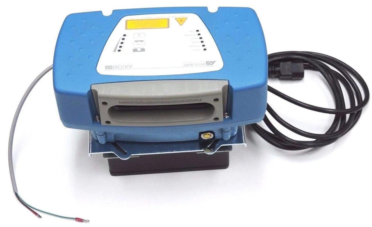 Used ACCU-SORT AXIOM 400 HIGH SPEED BAR CODE SCANNER W/ PS-4024 POWER SUPPLY