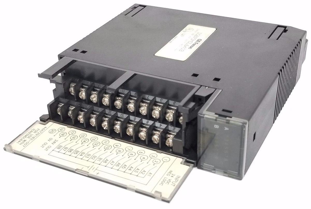 Used GE FANUC IC693MDL641B INPUT MODULE 24 VDC 16PT NEG LOGIC