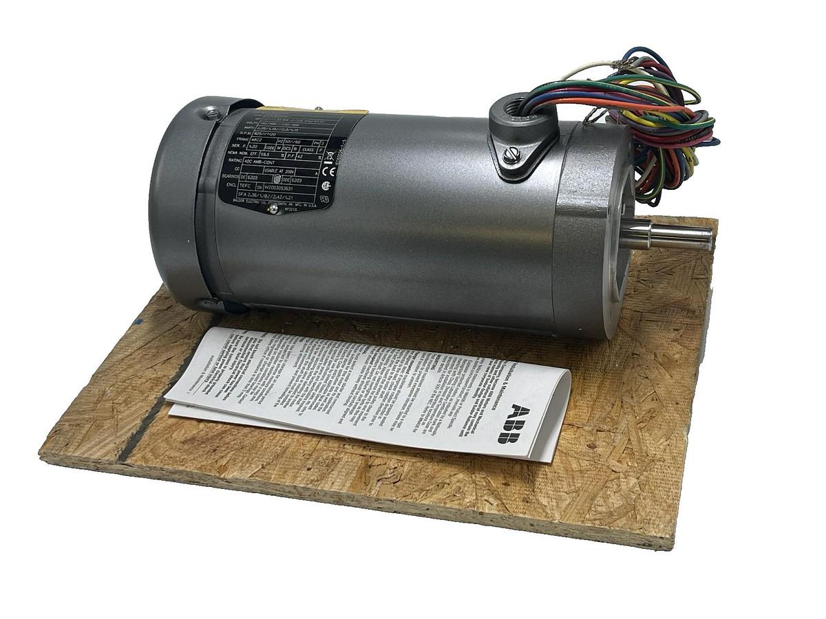 Used Baldor-Reliance 20580308 Industrial Motor 1/2 HP 1120 RPM 3 Phase 48CZ TEFC