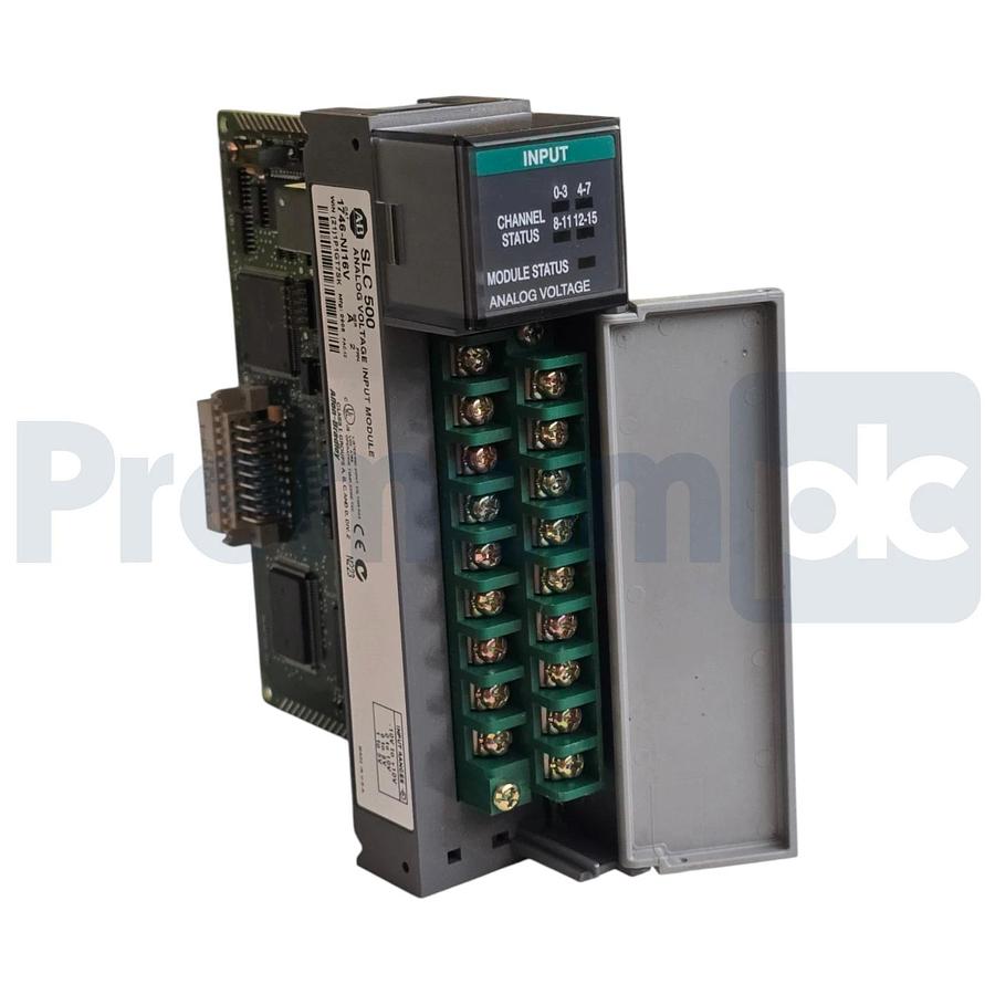 Allen Bradley 1746-NI16V /A SLC 500 Analog Voltage Input Module 16-Ch FRN 2 NUPI