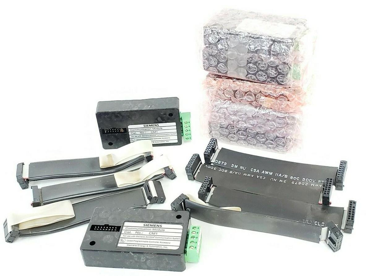 Used LOT OF 7 SIEMENS CM1 COMMUNICATION MODULES