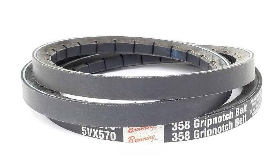 Used NEW BROWNING 5VX570 358 GRIPNOTCH V-BELT 57" O.C.