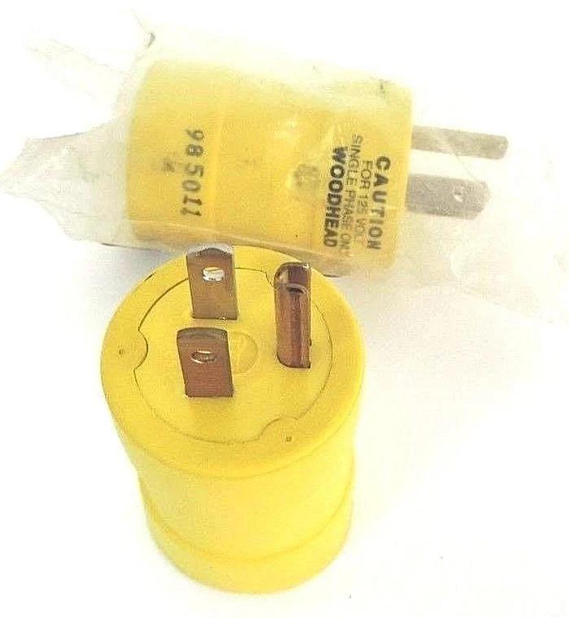 Used LOT OF 2 NEW BRAD HARRISON WOODHEAD 1708 SAFEWAY ADAPTERS