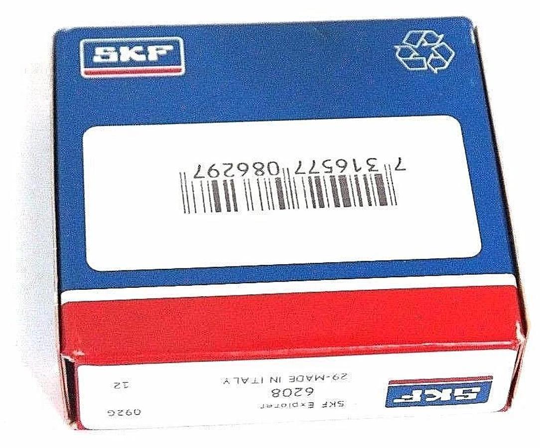 Used FACTORY SEALED SKF 6208 BALL BEARING