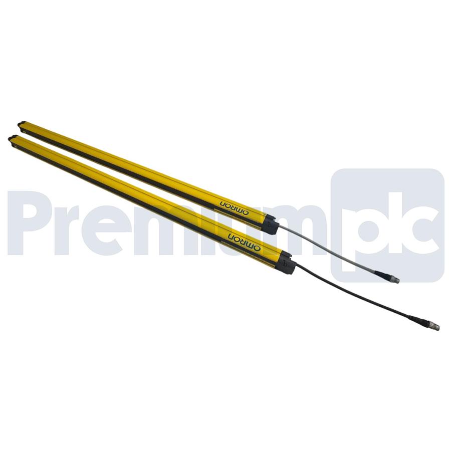 Used OMRON STI F3SG-4RA0960-14 F3SG-RA SAFETY LIGHT CURTAIN SET 14mmx960mm 24VDC NSNP