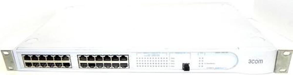 Used 3COM 3C16987A NETWORK SWITCH SUPERSTACK 3 SWITCH 3300-SM 24PORT