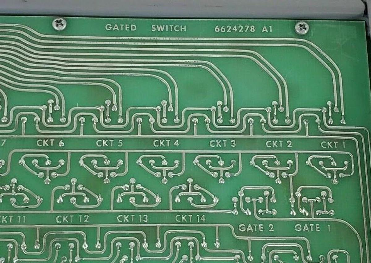 Used BAILEY CONTROLS 6624280A1 GATE SWITCH LOGIC MODULE 6624278 A1