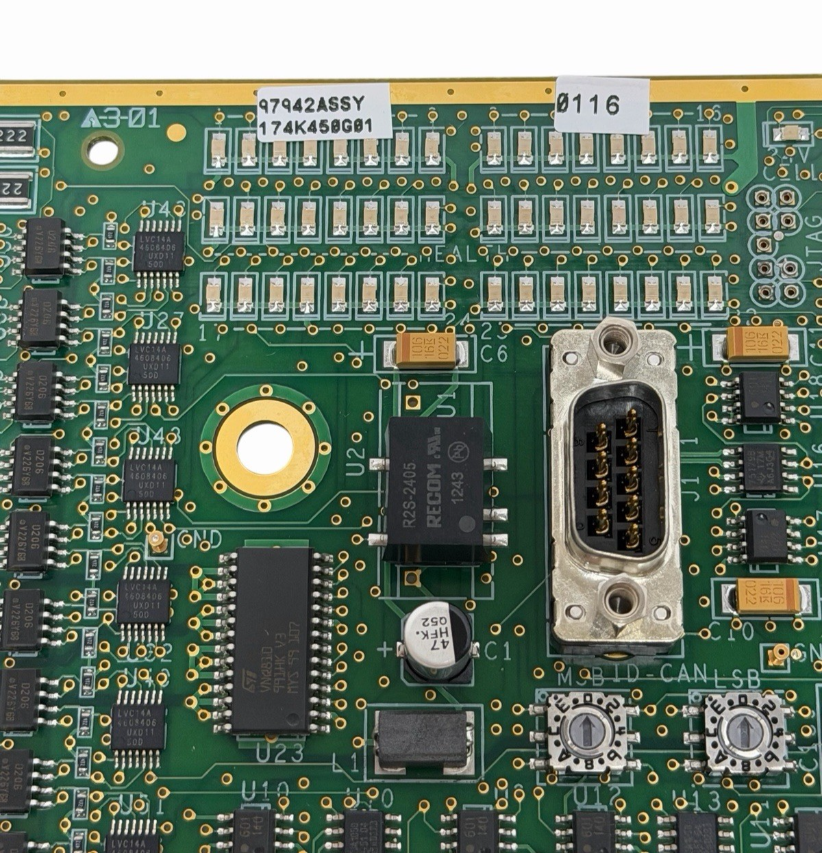 Used NEW 5998-12-000-4020 174K450G01 FTAC PROGRAMMED CIRCUIT BOARD