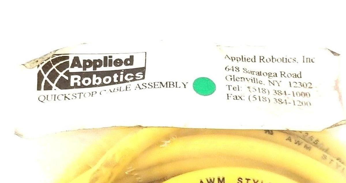 Used NEW APPLIED ROBOTICS QUICK CABLE ASSEMBLY E-36554