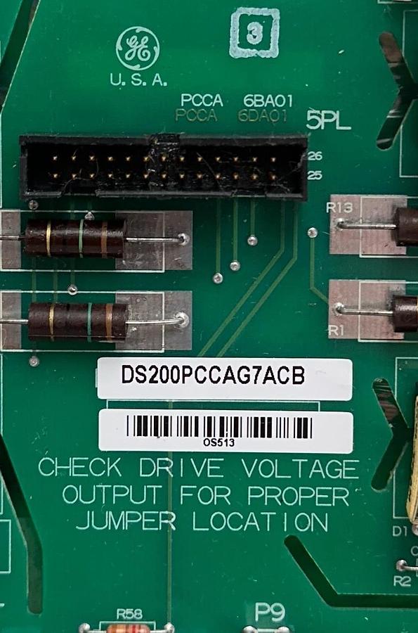 GE DS200PCCAG7ACB Mark V DS200 DC POWER CONNECT BOARD / CARD INTERFACE NSNP