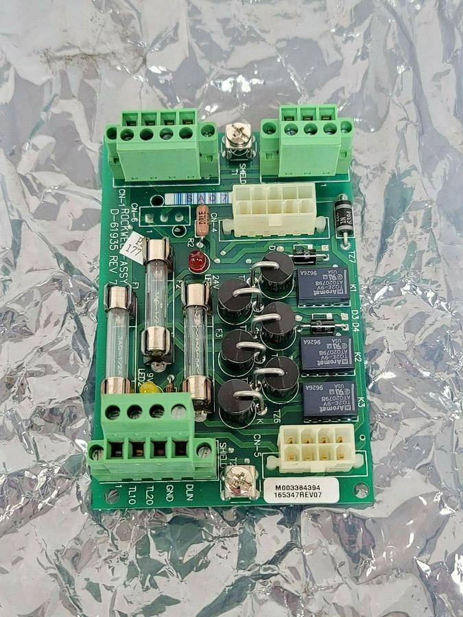 Used NEW ALLEN BRADLEY ROCKWELL D-61935 PLUG IN BOARD REV. 7 165347 D61935