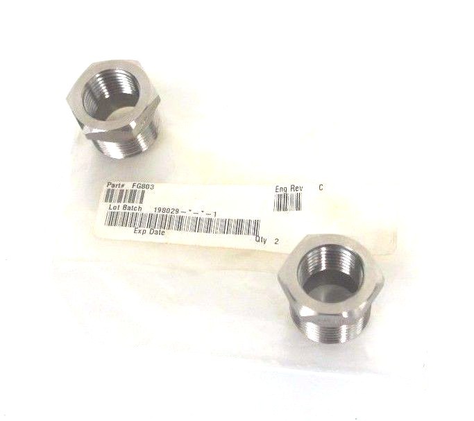 Used LOT OF 2 NEW GENERIC FG803 FITTING REDUCERS 1/2" X 3/4"