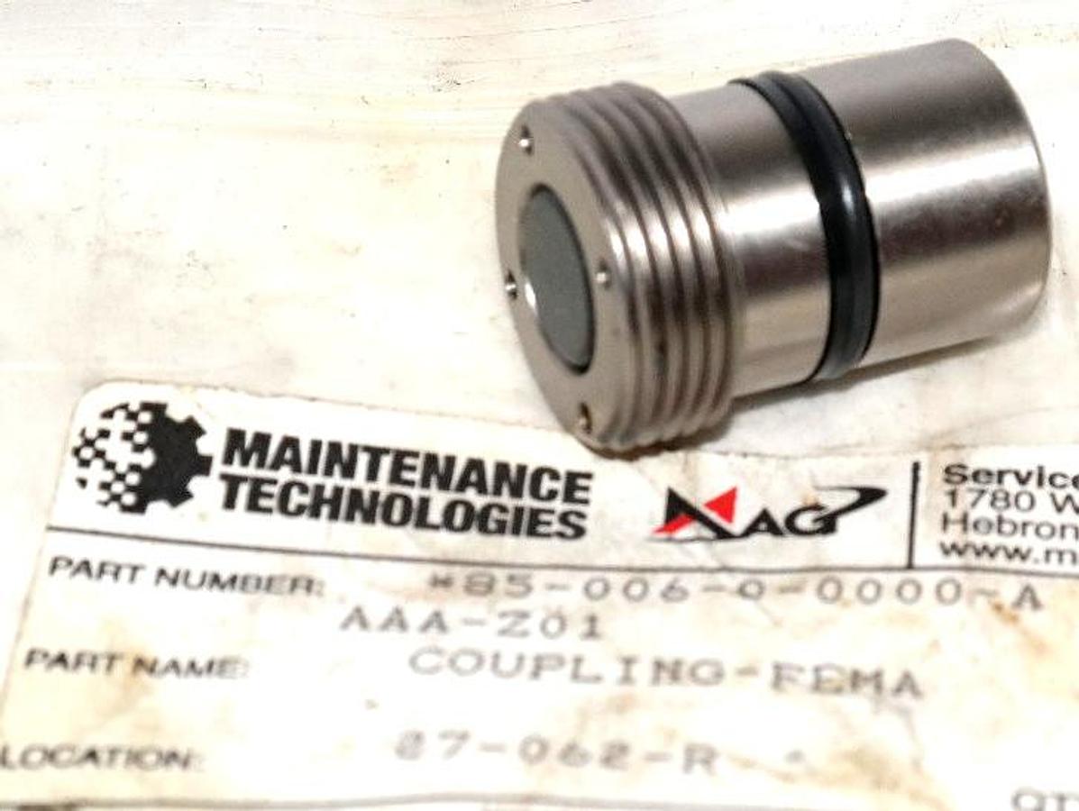 Used NEW MAINTENANCE TECHNOLOGIES MAG FEMA COUPLING AAA-Z01, 85-006-0-0000-A