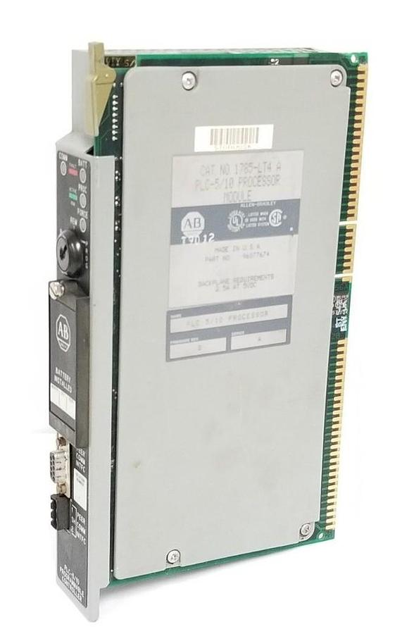 Used ALLEN BRADLEY 1785-LT4 PROCESSOR MODULE SER. A F/W REV. B 96077674