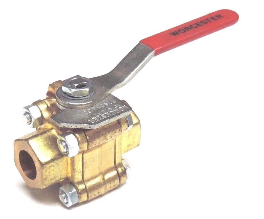 NEW WORCESTER 416RTTE BALL VALVE 1/2" R16CWP1500 MISSING BODY SEALS