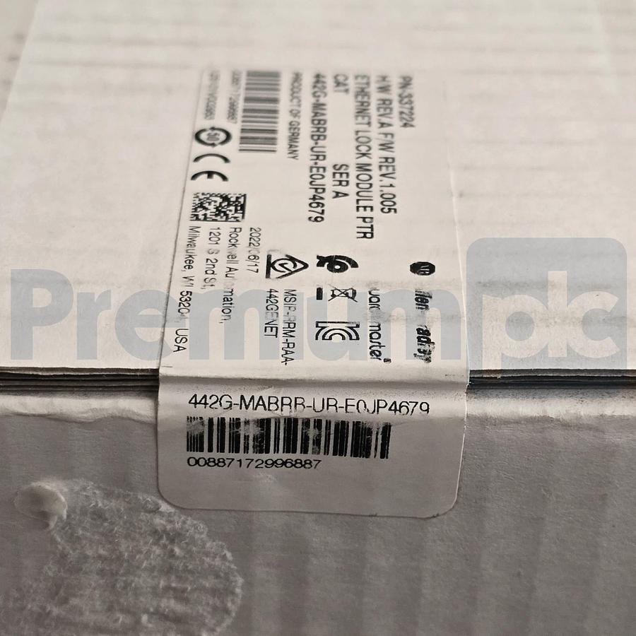Sealed Allen Bradley 442G-MABRB-UR-E0JP4679 /A Guardmaster Ethernet Lock Module