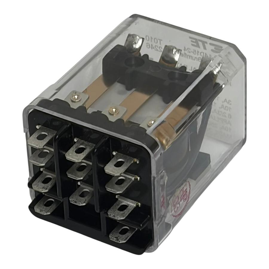 Used Lot of 4 TE Connectivity KUP-14D15-24 Potter & Brumfield Power Relay 24VDC 3PDT