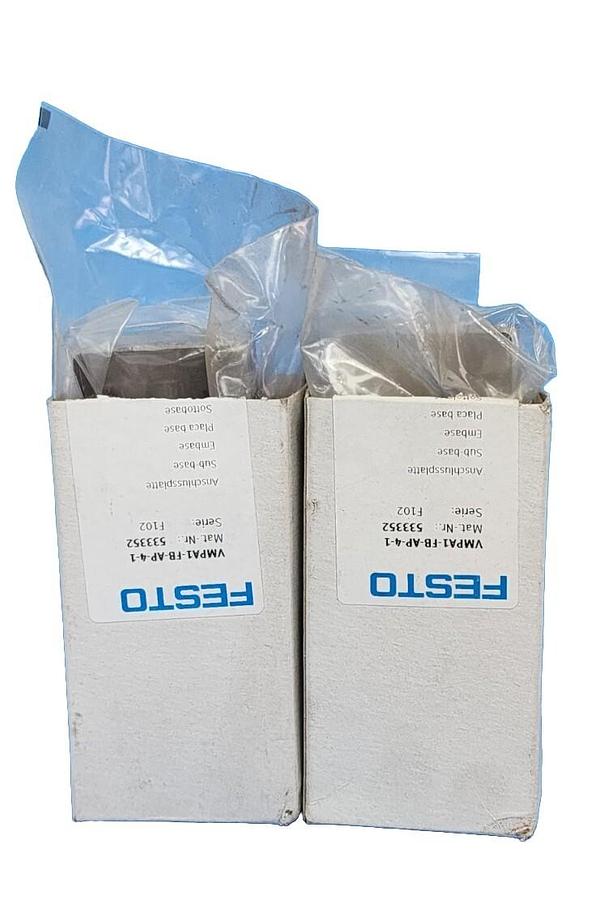 Used LOT OF 2 NEW FESTO VMPA1-FB-AP-4-1 MANIFOLD BLOCKS MAT.-NR. 533352