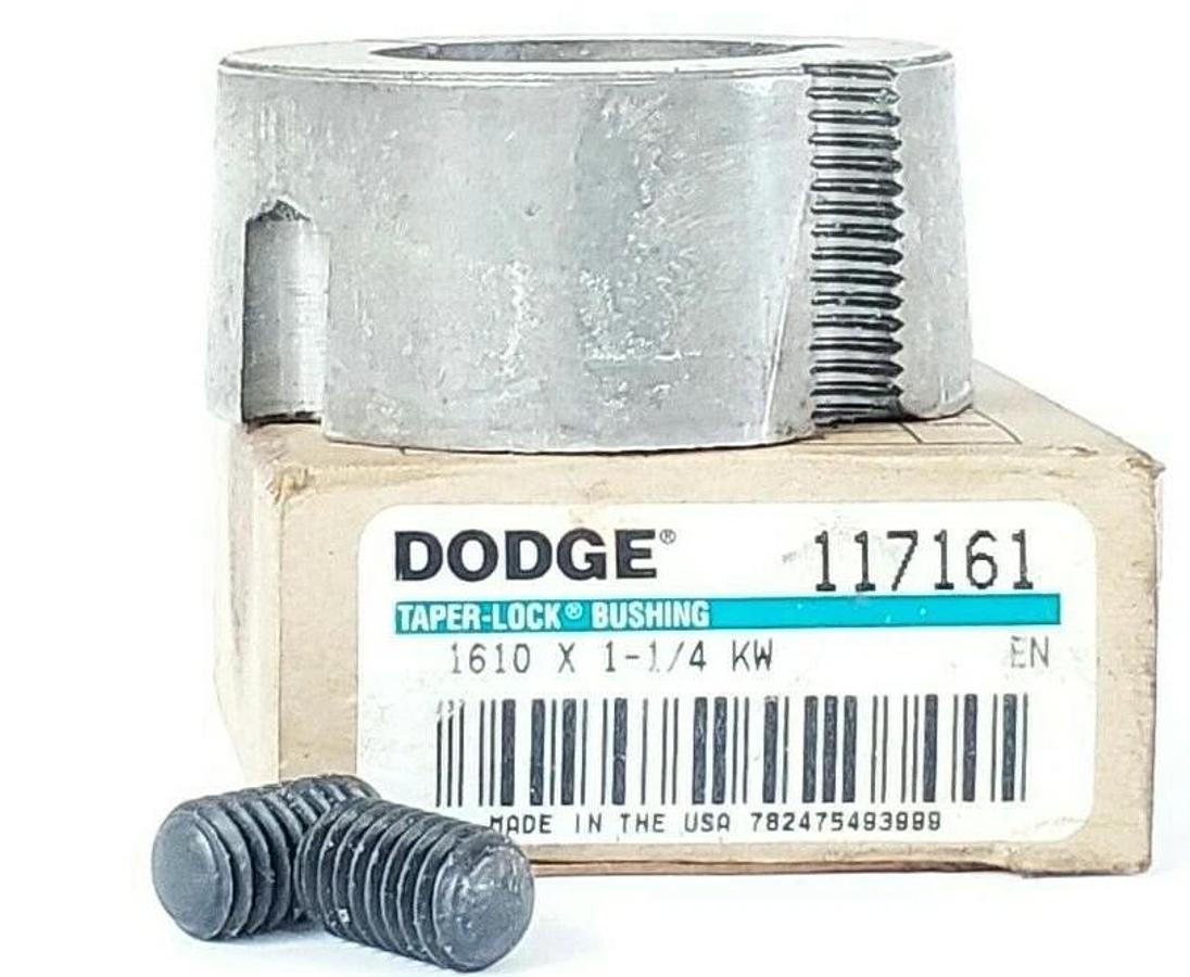 Used NIB DODGE 117161 TAPER-LOCK BUSHING 1610 X 1-1/4 KW