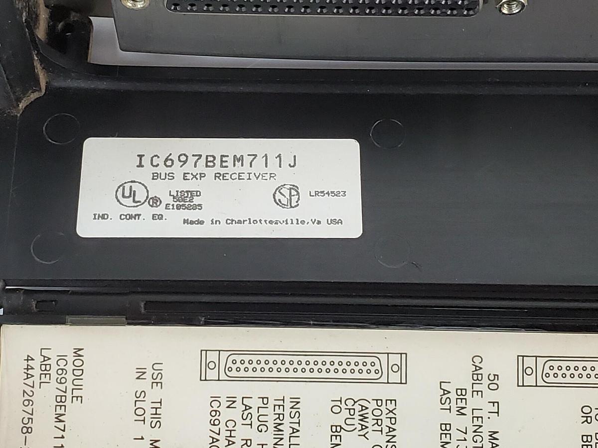 Used GE FANUC IC697BEM711J BUS EXPANSION RECEIVER MODULE IC697BEM711