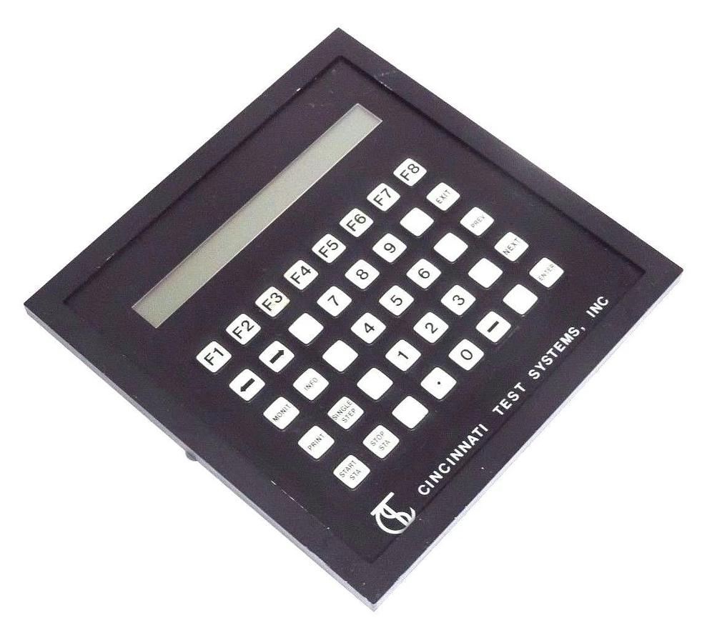 Used CINCINNATI TEST SYSTEMS INC. PM1 REV. B DISPLAY PANEL 1094501