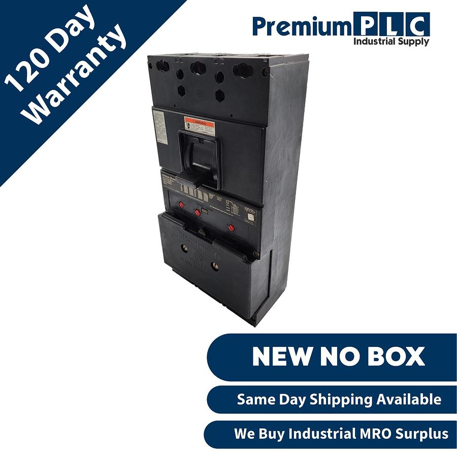 Used WESTINGHOUSE LA3400PRF / 5685D80G02 TRI-PAC CIRCUIT BREAKER 400A 3-P W/300A TRIP