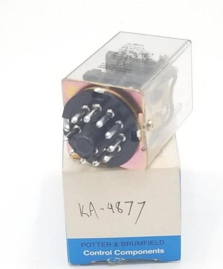 Used NIB AMF POTTER & BRUMFIELD KA-4877 RELAY 240V, 50/60HZ
