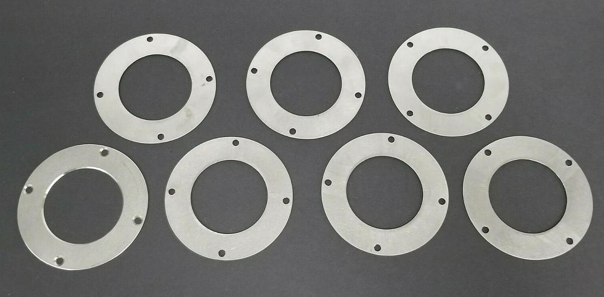 Used LOT OF 7 NEW KRONES 8-000-11-130-E RING BOTTLE PLATES 800011130E