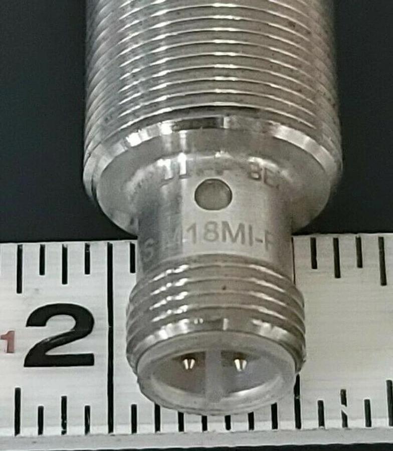 Used LOT OF 2 BALLUFF BES M18MI-PSC80B-S04G INDUCTIVE SENSORS BESM18MIPSC80BS04G