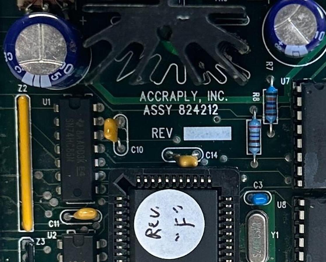 Used NEW ACCRAPLY 824212 CONTROL BOARD FOR LABELING SYSTEM NSMP