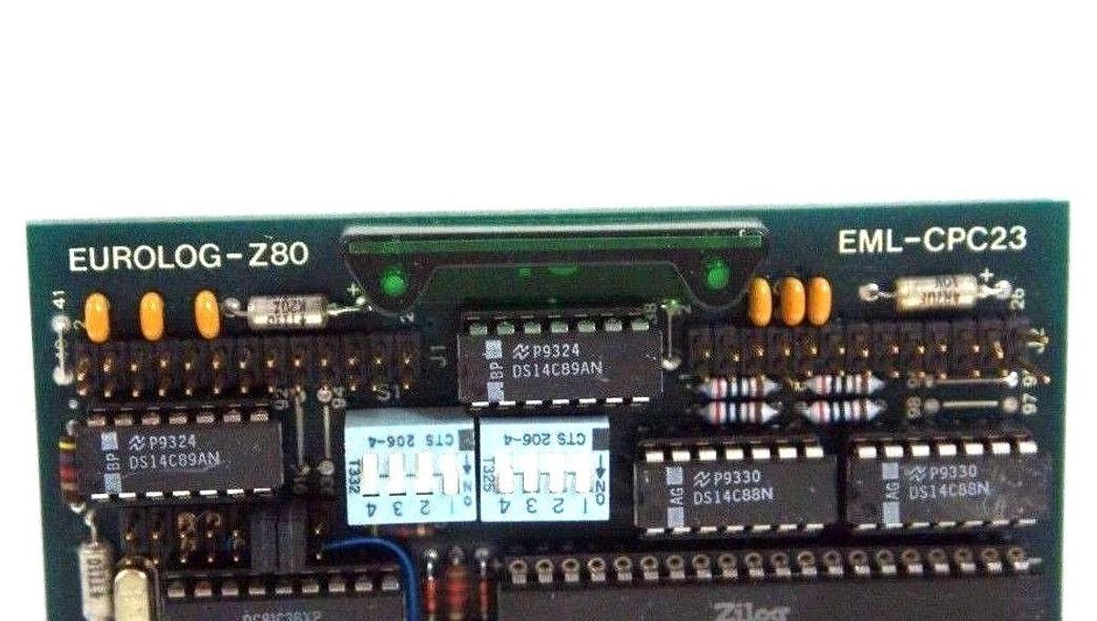 Used EUROLOG-Z80 CONTROL OSCILLATOR DIVIDER BOARD EML-CPC23 TYPE CPC-2 SERIE: 3357