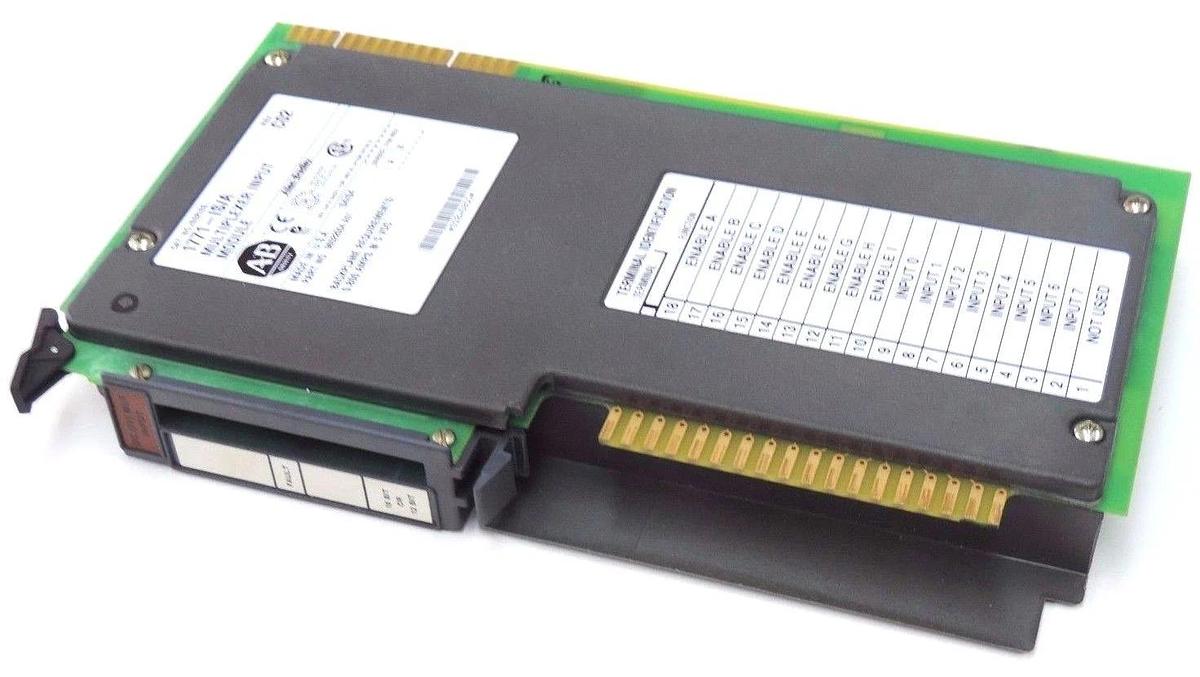 Used ALLEN BRADLEY 1771-IS MULTIPLEXER MODULE 1771-IS/A REV. C02, SER. A, F/W REV. B