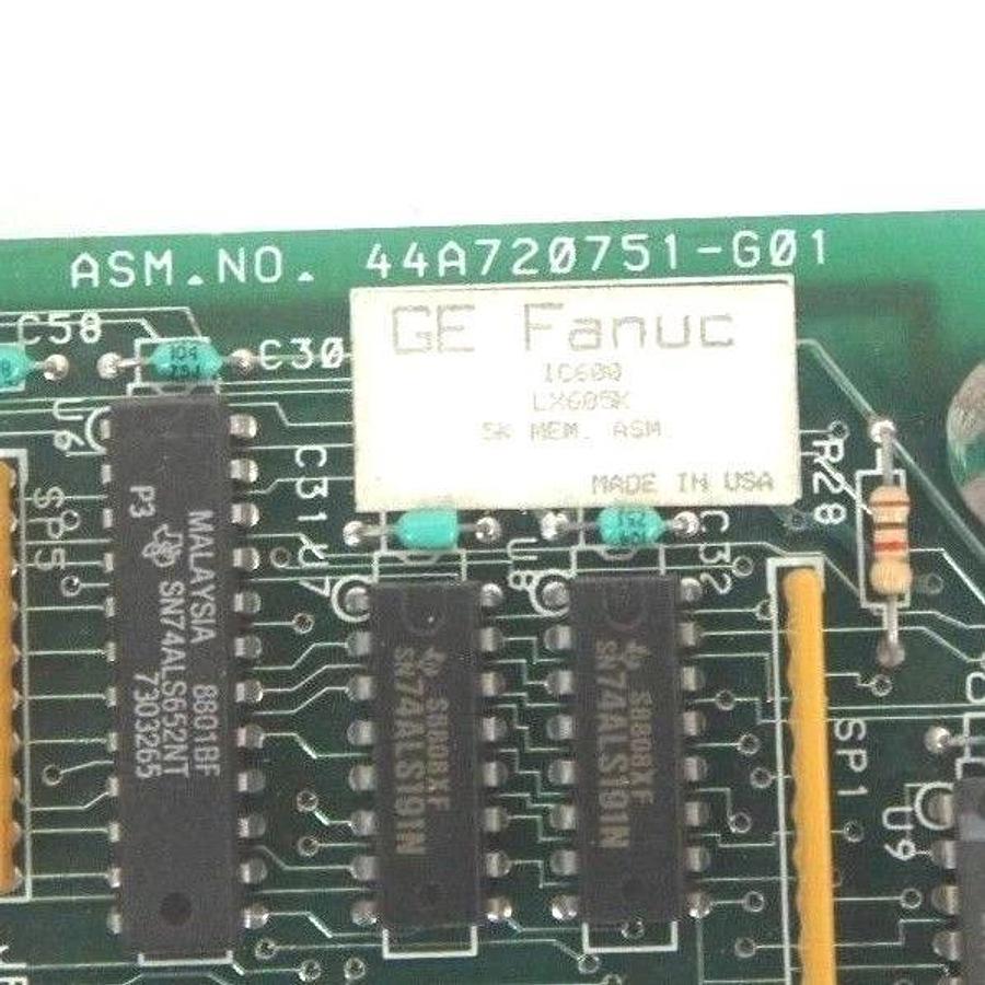 Used GE FANUC IC600LX605K 5K MEMORY MODULE ASM. NO. 44A720751-G01