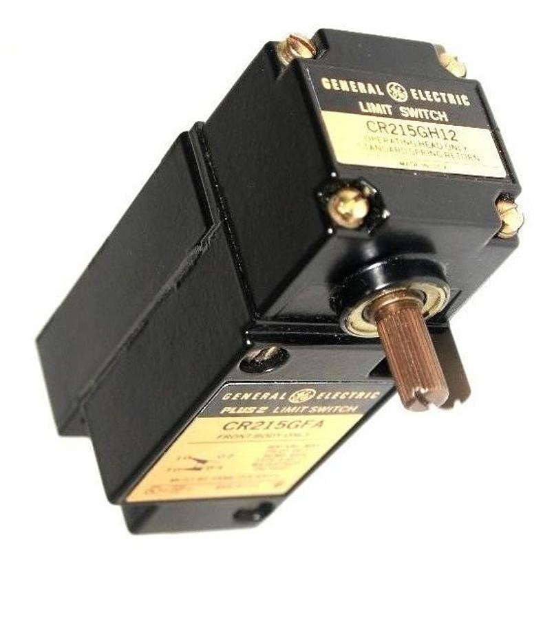 Used NEW GENERAL ELECTRIC CR215G1A12 LIMIT SWITCH, 600 VAC, NEMA A600, TYPE 4,6P,13