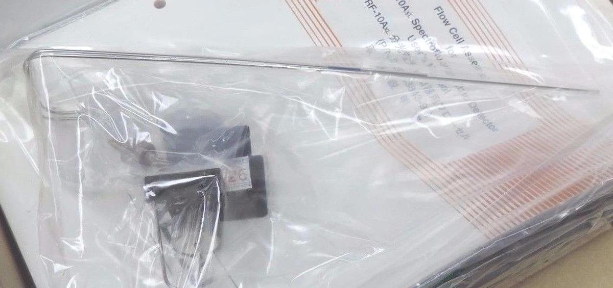 Used NIB SHIMADZU 228-33843-91 FLOW CELL ASSEMBLY, RF-10AXL, 2283384391