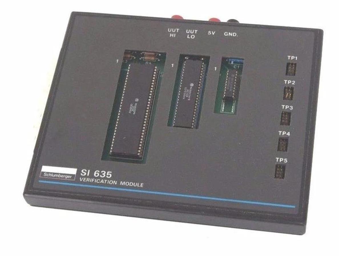 Used SCHLUMBERGER SI 635 VERIFICATION MODULE SI635 REV. 04
