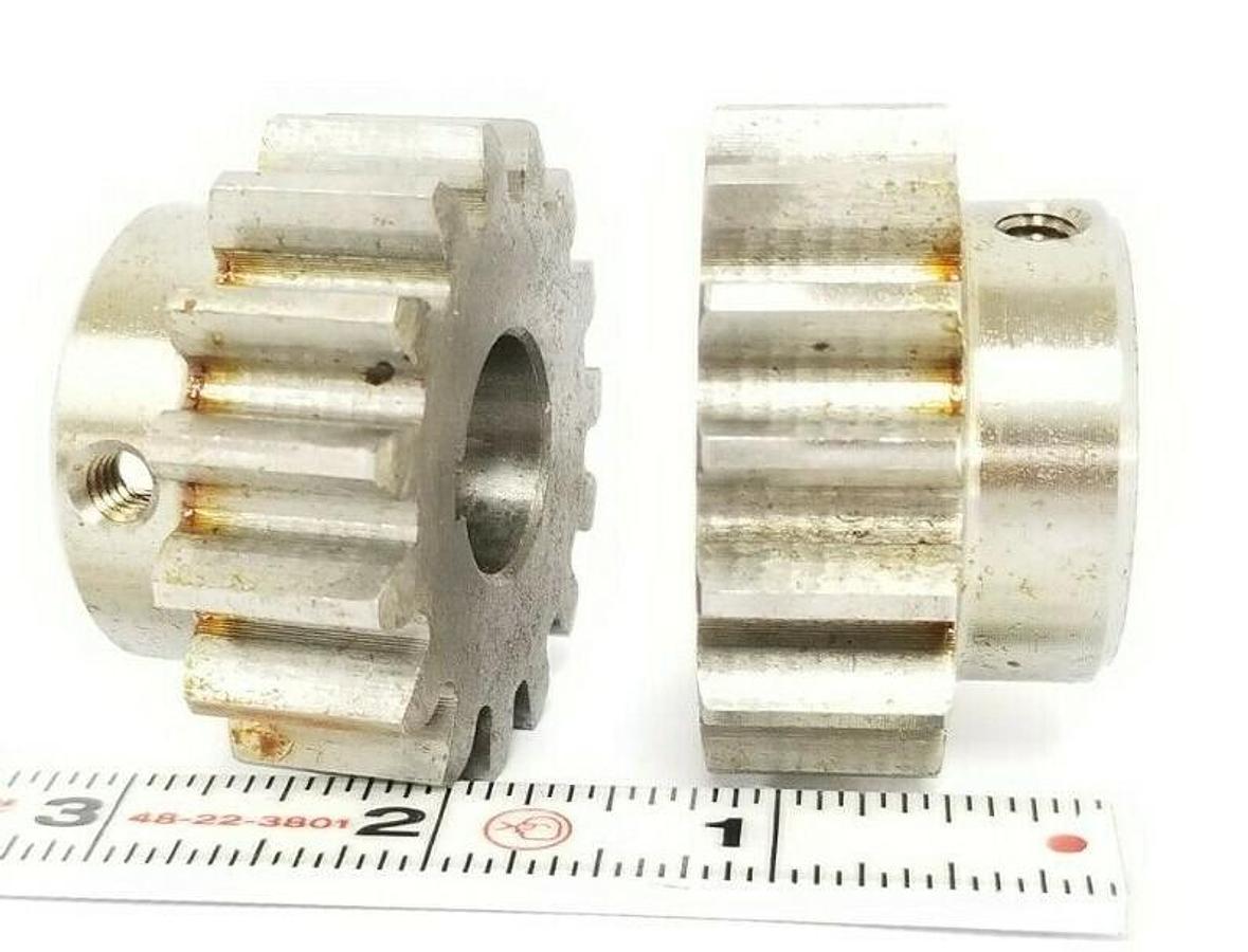 Used LOT OF 2 NEW GENERIC AAA2-6A5 GEARS 3100, DMOP 5001, 3/4" 0.75 IN. BORE, AAA26A5