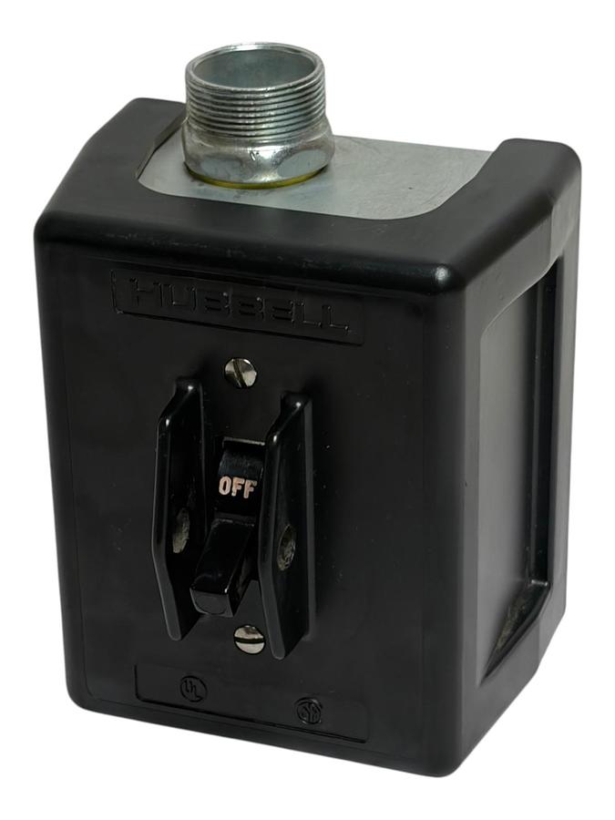 Hubbell HBL7810BW Manual Motor Controller Switch 30A 600VAC NEMA 1 Enclosure