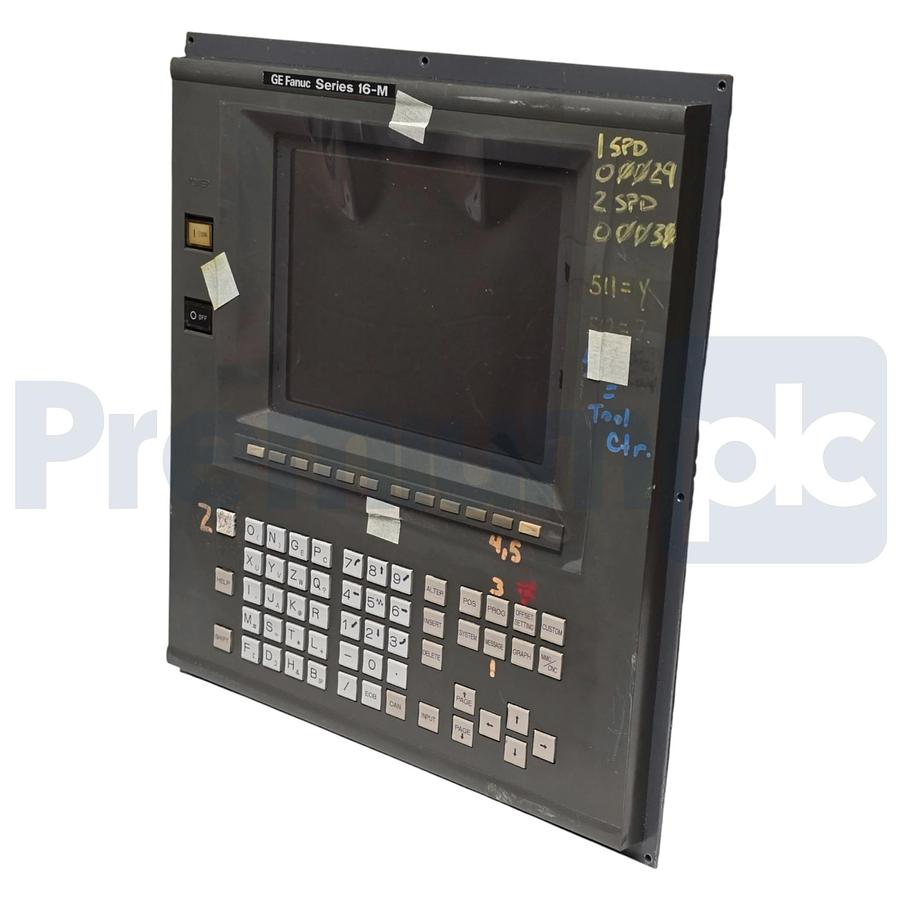 Used GE Fanuc A02B-0200-C062/MBR Series 16-M LCD/MDI Unit 9.5" CNC Operator Panel REP