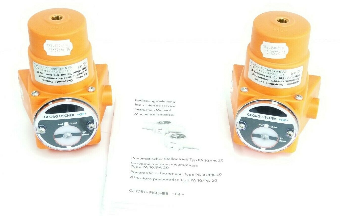 LOT OF 2 NIB GF SIGNET 198.150.778 ACTUATED VALVES 16-3227k 14 PA-10
