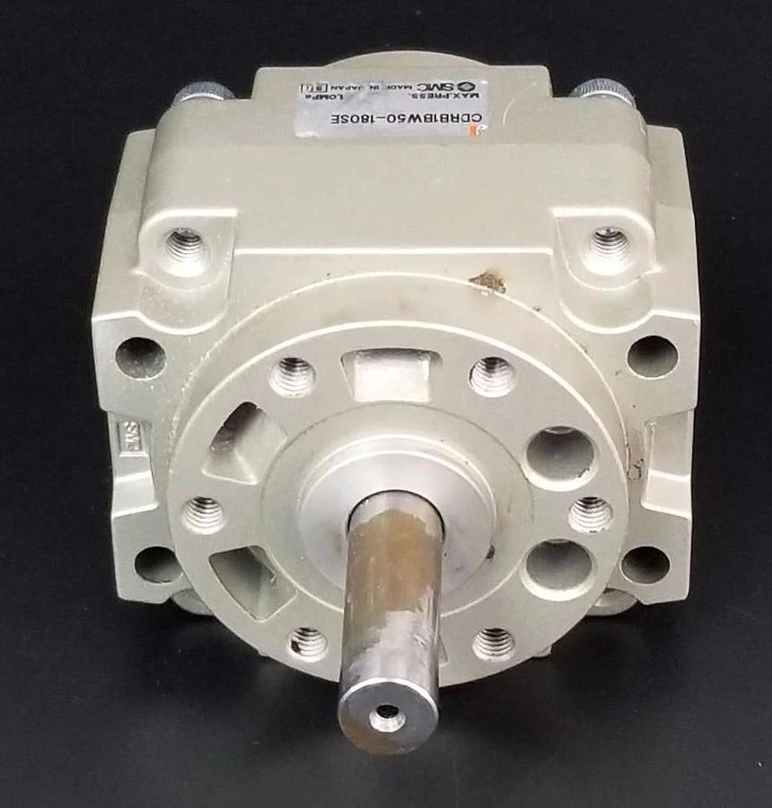 Used SMC CDRB1BW50-180SE MINI VANE ROTARY ACTUATOR CDRB1BW50180SE