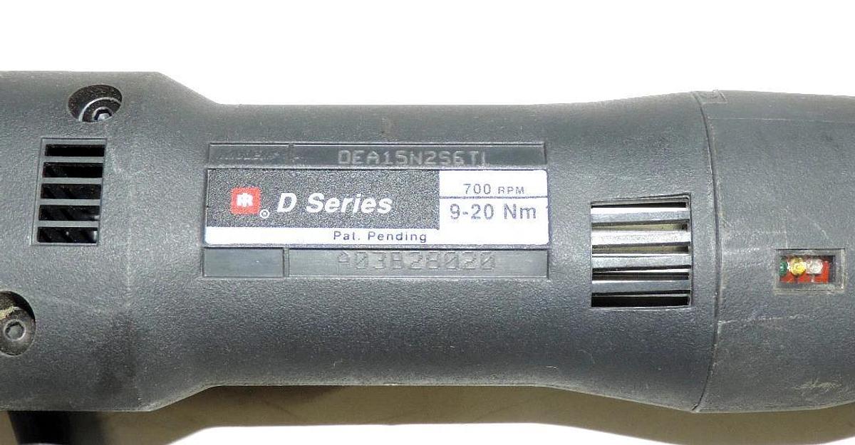 Used INGERSOLL RAND DEA15N2S6TL NUTRUNNER RIGHT ANGLE