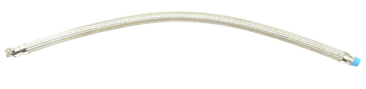 NEW STAINLESS STEEL BRAIDED 1"x1 1/2", 56" TOTAL LENGTH FLEXIBLE HOSE
