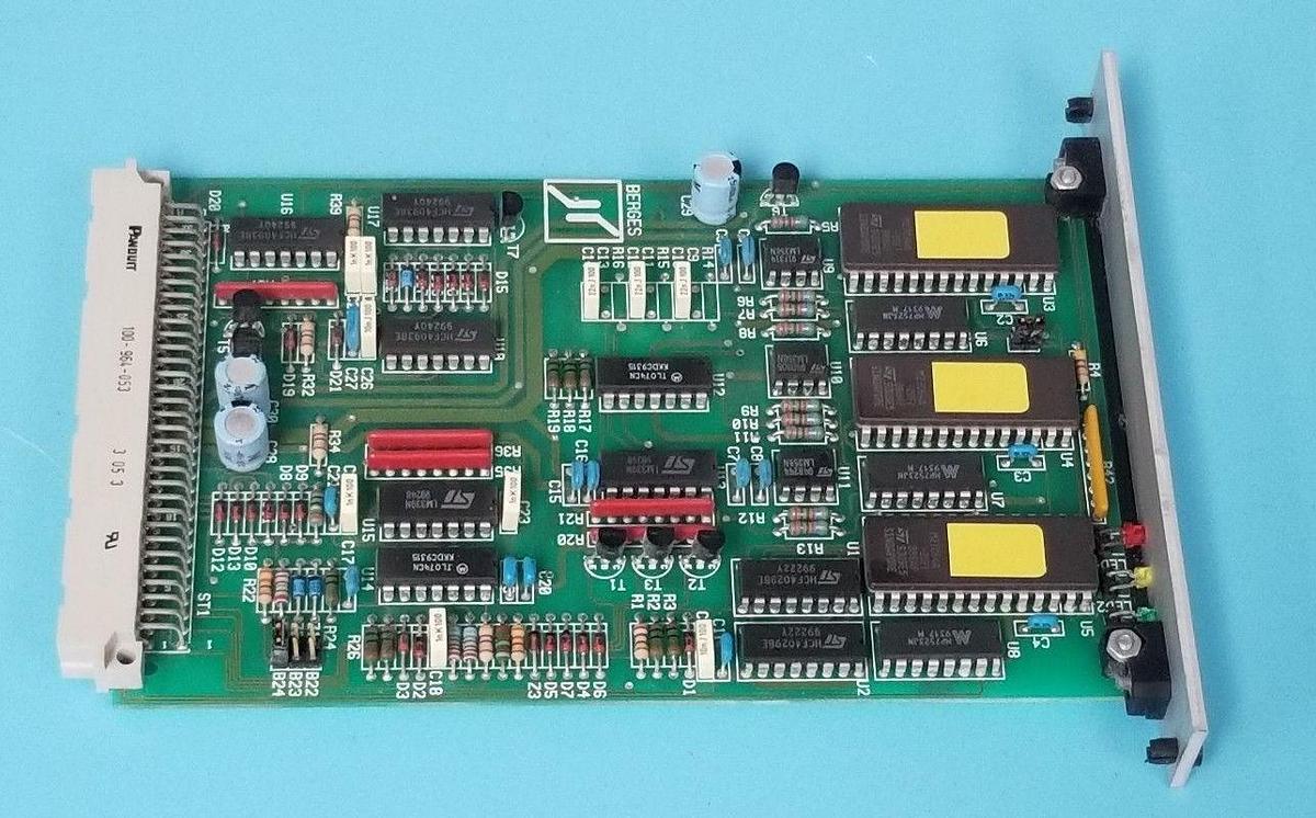 Used BERGES ACI-STK2-30F/2/A01 CONTROL BOARD 930624 75 50 , 930630 14